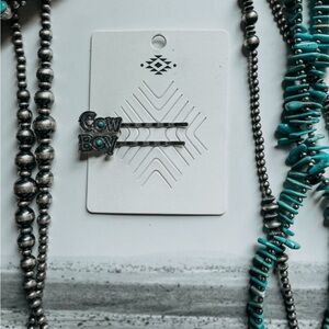 COWBOY Hair Bobby Pins| NEW/NWT!!🩶🩶🤠🤠